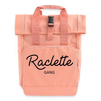 Gang Raclette - Roll Top Backpack with Two Handles - chintz rose - Front