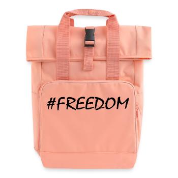 Freedom - Roll Top Backpack with Two Handles - chintz rose - Front