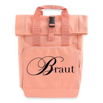 Braut - Rolltop Rucksack mit zwei Griffen - Chintzrosa - Vorne