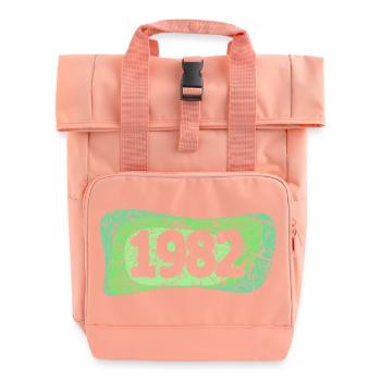 1982 - Sac à dos Roll Top à deux anses - rose liberty - Devant