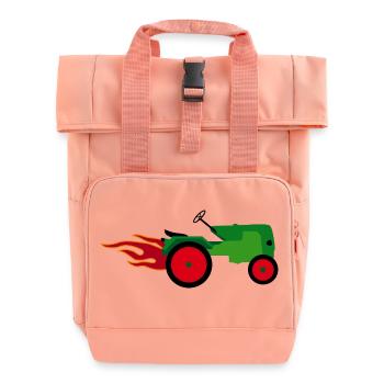 Trecker - Rolltop Rucksack mit zwei Griffen - Chintzrosa - Vorne