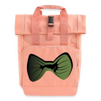 bow tie 2604 i - Roll Top Backpack with Two Handles - chintz rose - Front
