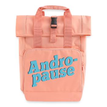 Wechseljahre Mann Andropause - Rolltop Rucksack mit zwei Griffen - Chintzrosa - Vorne