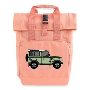 Verteidiger 90 - Rolltop Rucksack mit zwei Griffen - Chintzrosa - Vorne