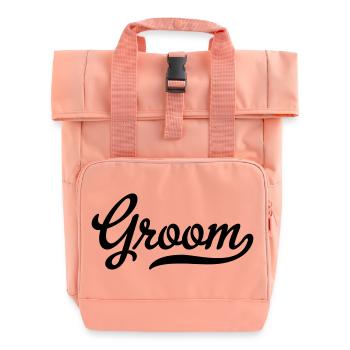 groom - Rolltop Rucksack mit zwei Griffen - Chintzrosa - Vorne