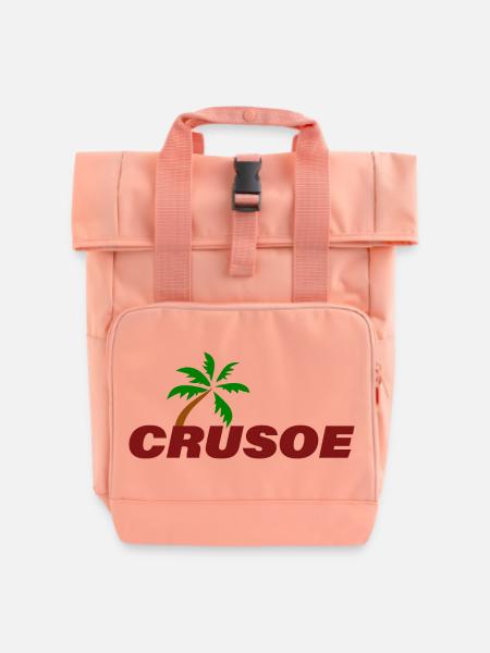 CRUSOE - Rolltop Rucksack mit zwei Griffen - Chintzrosa