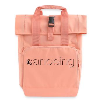 canoeing emboss - Sac à dos Roll Top à deux anses - rose liberty - Devant