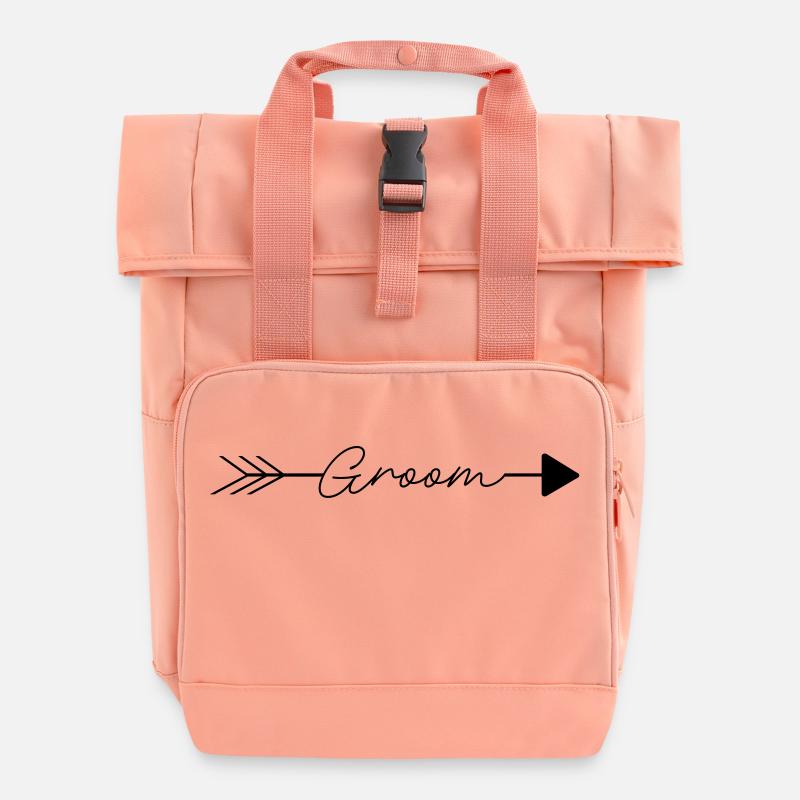 Groom - Rolltop Rucksack mit zwei Griffen - Chintzrosa
