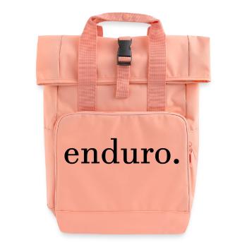 Enduro. - Roll Top Backpack with Two Handles - chintz rose - Front
