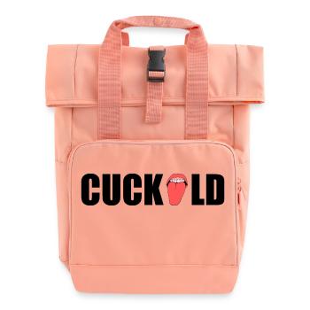 Cuckold - Roll Top Backpack with Two Handles - chintz rose - Front