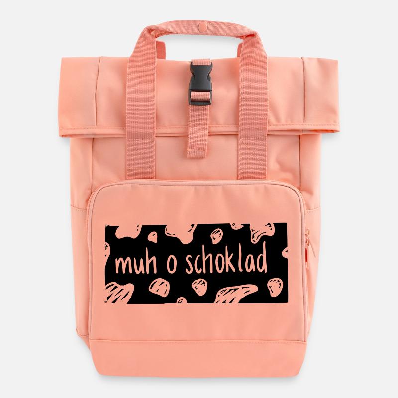 Muh o Schoklad - Sac à dos Roll Top à deux anses - rose liberty
