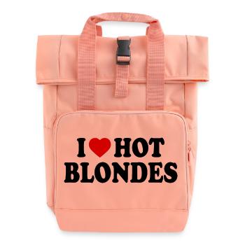 I love hot blondes - Sac à dos Roll Top à deux anses - rose liberty - Devant