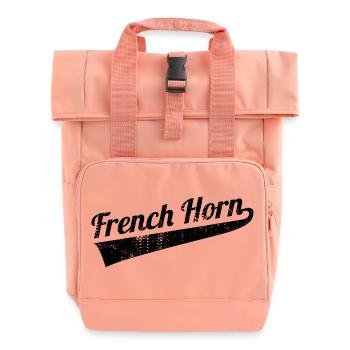 Bugle - Roll Top Backpack with Two Handles - chintz rose - Front