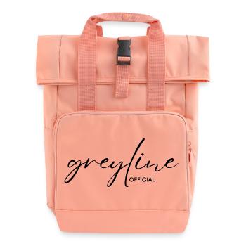 Greyline Official - Roll Top Backpack with Two Handles - chintz rose - Front