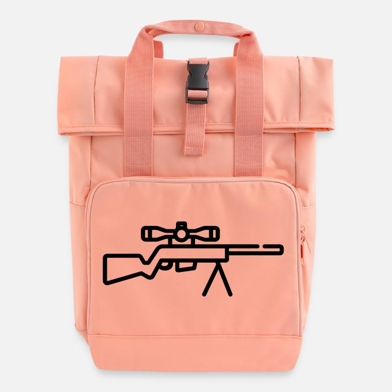 Scharfschütze - Rolltop Rucksack mit zwei Griffen - Chintzrosa