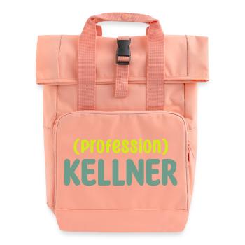 Waiter - Roll Top Backpack with Two Handles - chintz rose - Front