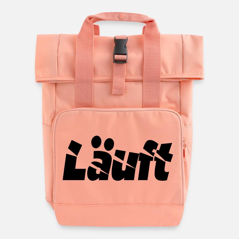 laeuft - Rolltop Rucksack mit zwei Griffen - Chintzrosa
