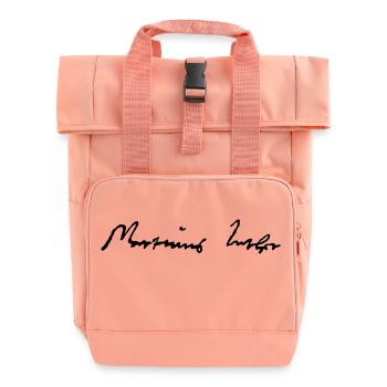 Martin Luther Unterschrift - Rolltop Rucksack mit zwei Griffen - Chintzrosa - Vorne