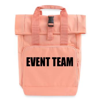 Event team - Rolltop Rucksack mit zwei Griffen - Chintzrosa - Vorne