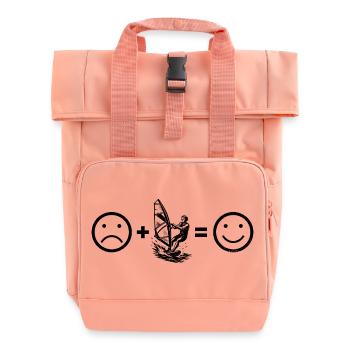 Direct Windsurfing Statement - Roll Top Backpack with Two Handles - chintz rose - Front