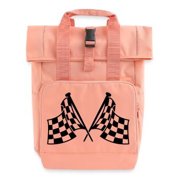 drapeaux de course - Sac à dos Roll Top à deux anses - rose liberty - Devant