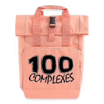 100 Komplexe - Rolltop Rucksack mit zwei Griffen - Chintzrosa - Vorne