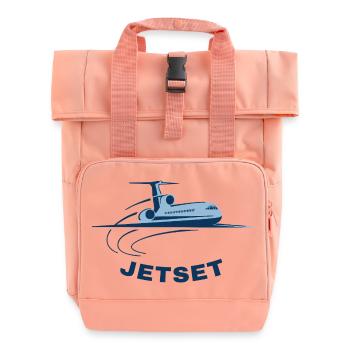 Jetset Mood Mode - Rolltop Rucksack mit zwei Griffen - Chintzrosa - Vorne