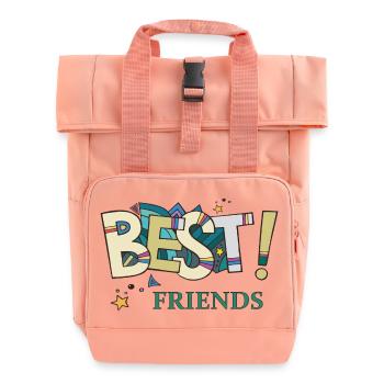 Meilleurs ami - Sac à dos Roll Top à deux anses - rose liberty - Devant