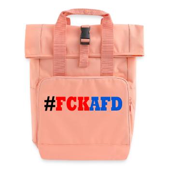 Fck afd - Rolltop Rucksack mit zwei Griffen - Chintzrosa - Vorne