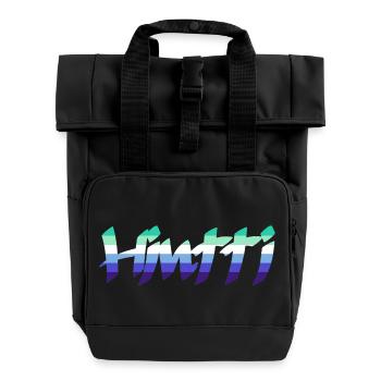 Homme gay - Sac à dos Roll Top à deux anses - noir - Devant