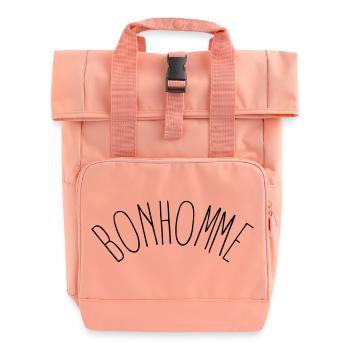 Bonhomme - Petit mec tout simplement - Sac à dos Roll Top à deux anses - rose liberty - Devant