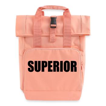 superior - Rolltop Rucksack mit zwei Griffen - Chintzrosa - Vorne