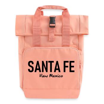 Santa Fe - Nouveau-Mexique - États-Unis - Amérique - Amérique - Sac à dos Roll Top à deux anses - rose liberty - Devant