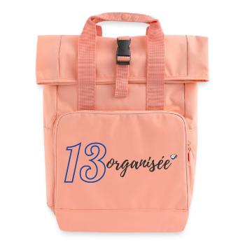 13 organized - Roll Top Backpack with Two Handles - chintz rose - Front