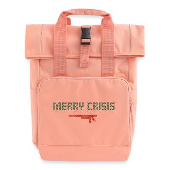 Merry Crisis - Rolltop Rucksack mit zwei Griffen - Chintzrosa - Vorne
