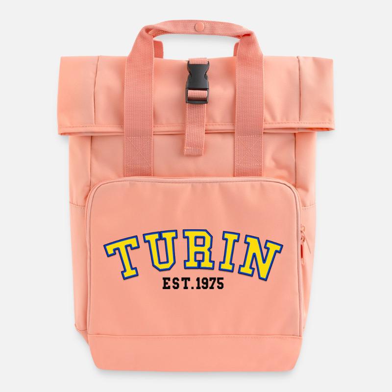 Turin Est.1975 - Sac à dos Roll Top à deux anses - rose liberty