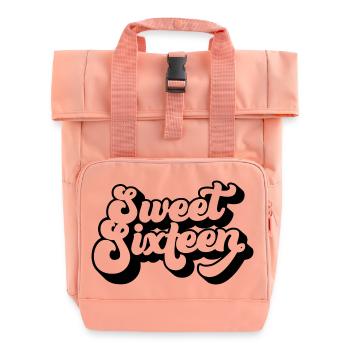 Sweet Sixteen Mignon cadeau de 16 ans - Sac à dos Roll Top à deux anses - rose liberty - Devant