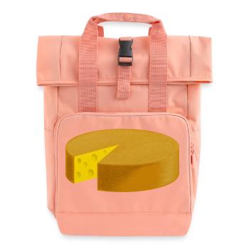 Fromage coupé - Sac à dos Roll Top à deux anses - rose liberty - Devant
