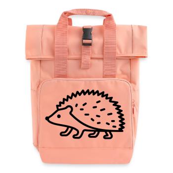 Igel - Rolltop Rucksack mit zwei Griffen - Chintzrosa - Vorne