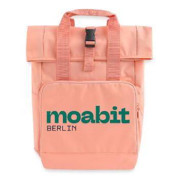 Moabit Berlin Beau design simple - Sac à dos Roll Top à deux anses - rose liberty - Devant