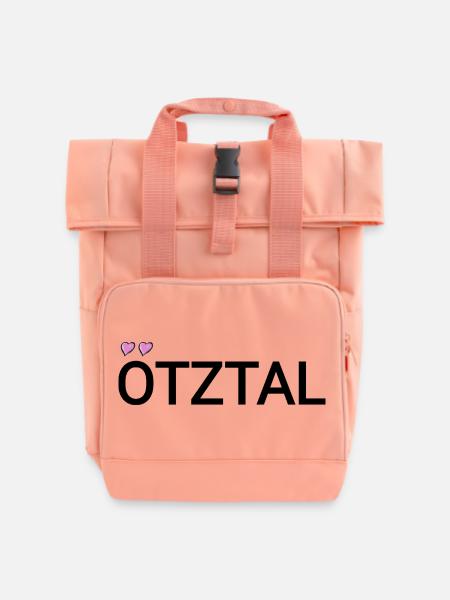 ötztal süßer text - Rolltop Rucksack mit zwei Griffen - Chintzrosa