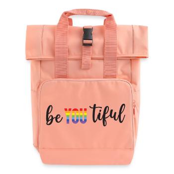 Mois de la fierté LGBT - BeYOUTiful - Sac à dos Roll Top à deux anses - rose liberty - Devant