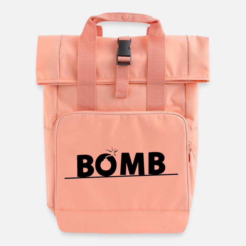 Bombe - Sac à dos Roll Top à deux anses - rose liberty
