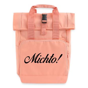 michto - Sac à dos Roll Top à deux anses - rose liberty - Devant