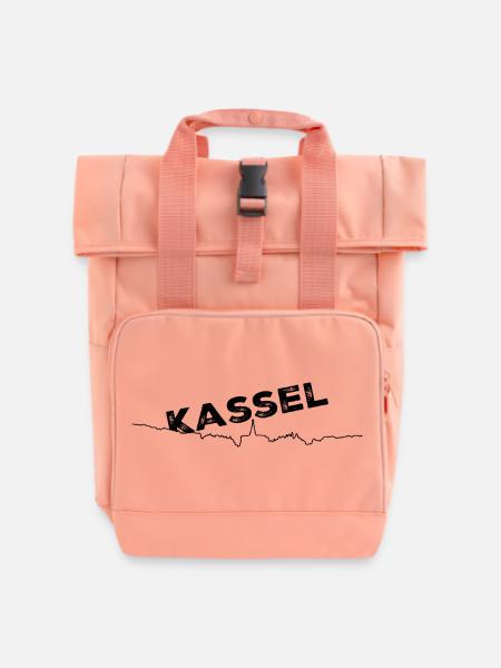 Kassel - Pure Lebensfreude.... - Rolltop Rucksack mit zwei Griffen - Chintzrosa