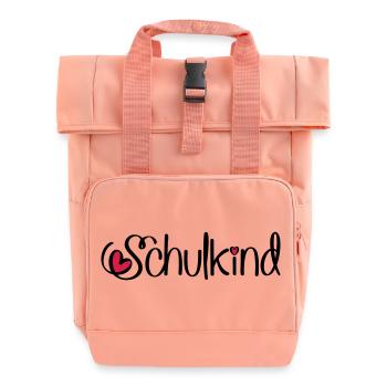 Schulkind - Rolltop Rucksack mit zwei Griffen - Chintzrosa - Vorne