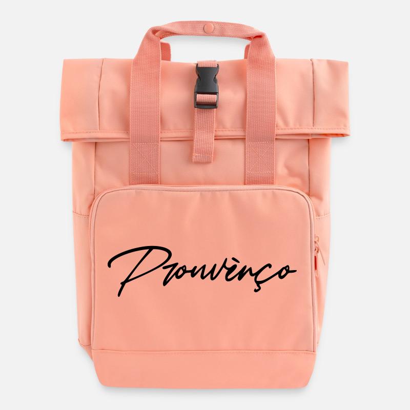 Prouvènço - Rolltop Rucksack mit zwei Griffen - Chintzrosa