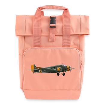 Ju 52 - Rolltop Rucksack mit zwei Griffen - Chintzrosa - Vorne