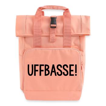 UFFBASSE Dialekt badisch - Rolltop Rucksack mit zwei Griffen - Chintzrosa - Vorne