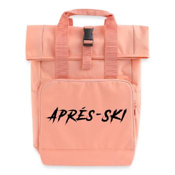 Après-ski - Roll Top Backpack with Two Handles - chintz rose - Front